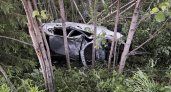 В Коми перевернулась легковушка с тремя молодыми людьми