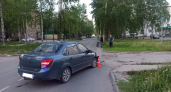 В Коми при столкновении "Лады Гранты" и мопеда пострадал 38-летний водитель без прав