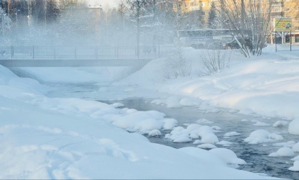 Анонимные ТГ-каналы и группы в соцсетях подняли шум по поводу «кипящей реки» в Ухте